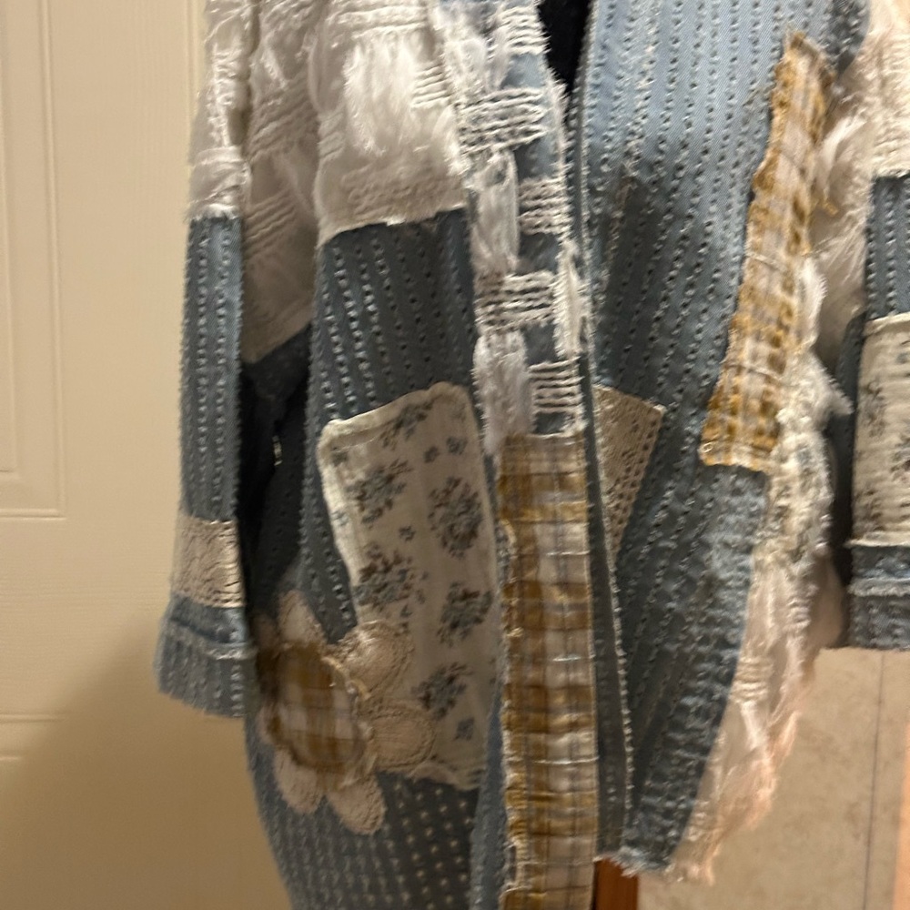 Patchwork Denim Jacket - image 1